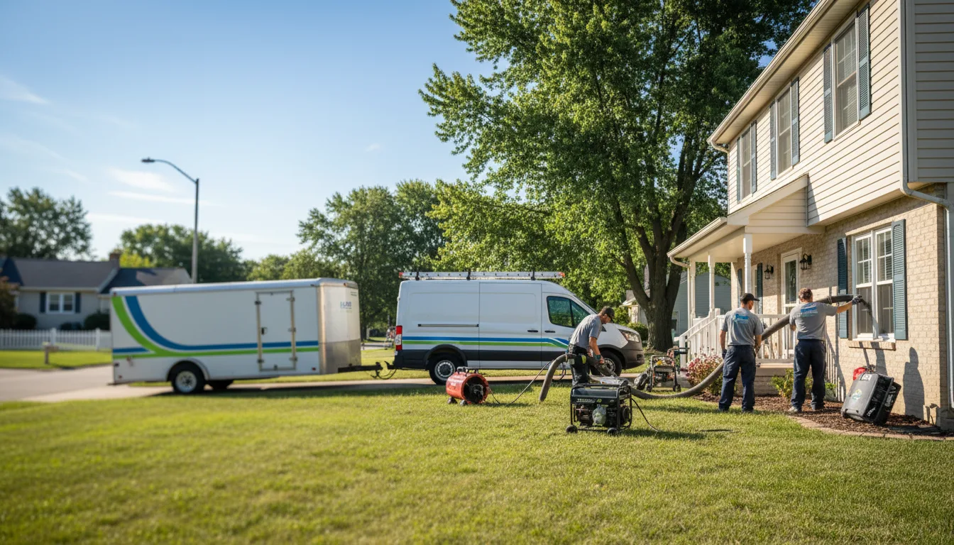 Flooded Basement Restoration And Cleanup With Repair in Boone, IA near me